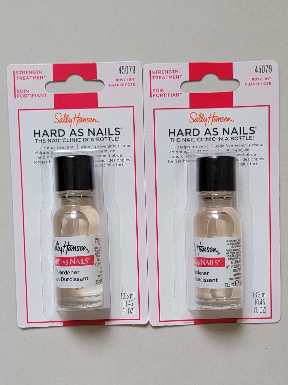 Sally Hansen Hard As Nails Nail Hardener - Rosy Tint Clear